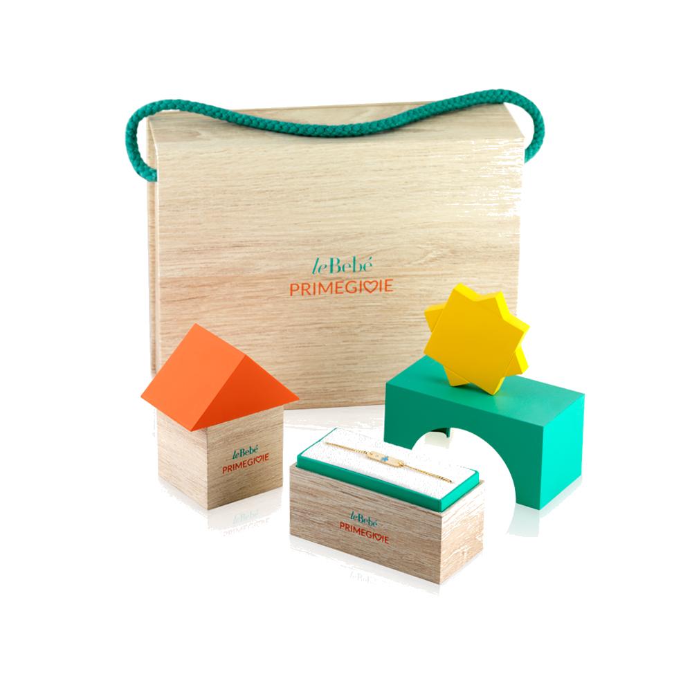 LeBebé PrimeGioie scatola e pacchetto del gioiello, utilizzabile anche come gioco dal bambino