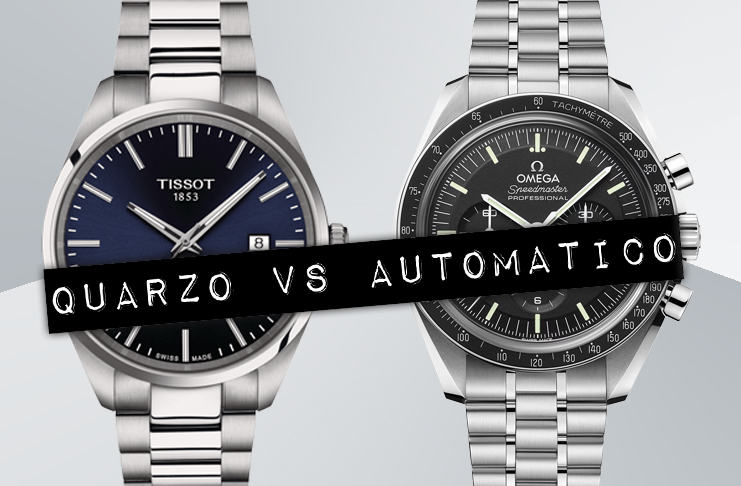 Automatico vs quarzo, orologio Tissot al quarzo e un Omega automatico
